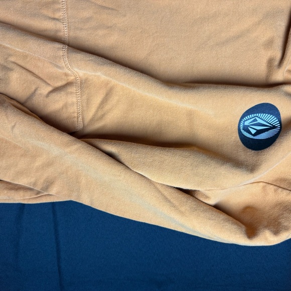 Volcom Mustard Yellow Hooded Pullover - Picture 5 of 8